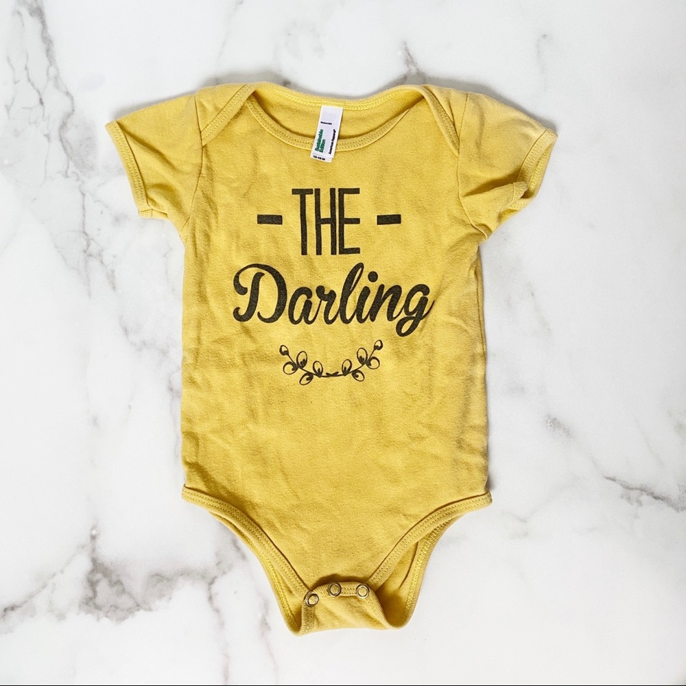 Golden Yellow Bodysuit, American Apparel, 12-18mo
